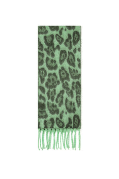 Wintersjaals met bloemenprint, casual, polyester