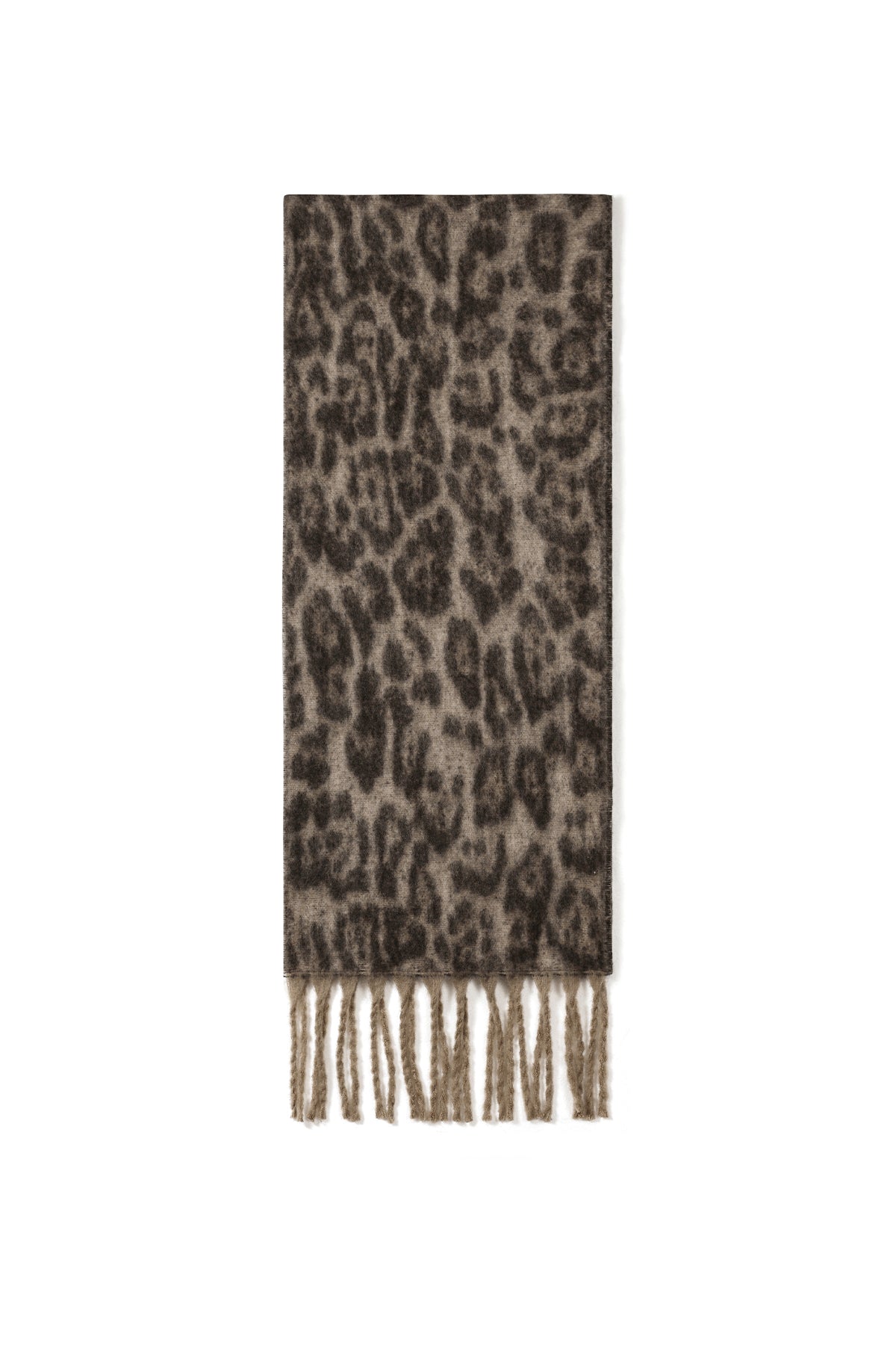 Wintersjaals met bloemenprint, casual, polyester