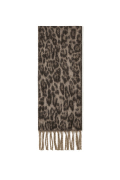 Wintersjaals met bloemenprint, casual, polyester