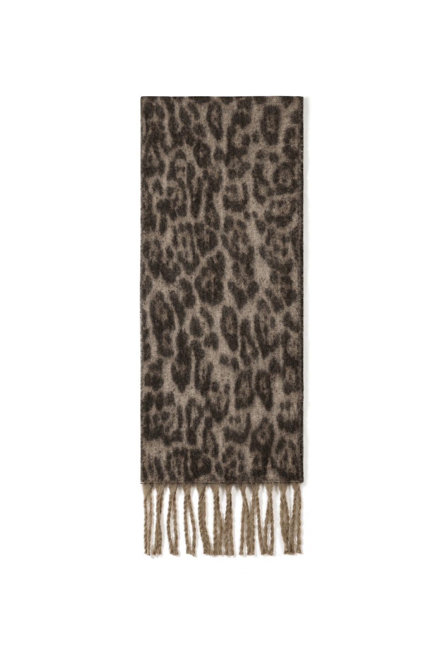 Wintersjaals met bloemenprint, casual, polyester