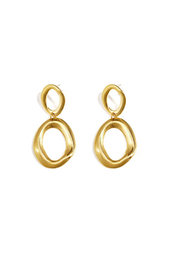 Statement Oorbellen Met Organische Ringen
