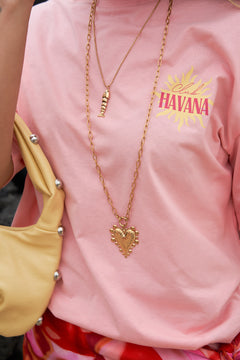 Lange Ketting Met Chunky Hart Charm