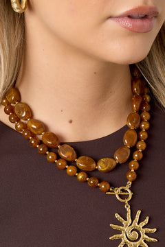 Kleurrijke kralenketting