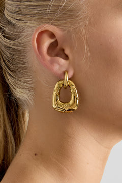 Hangende Oorbellen Met Patroon