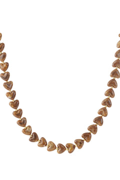 Kralenketting met hartjes