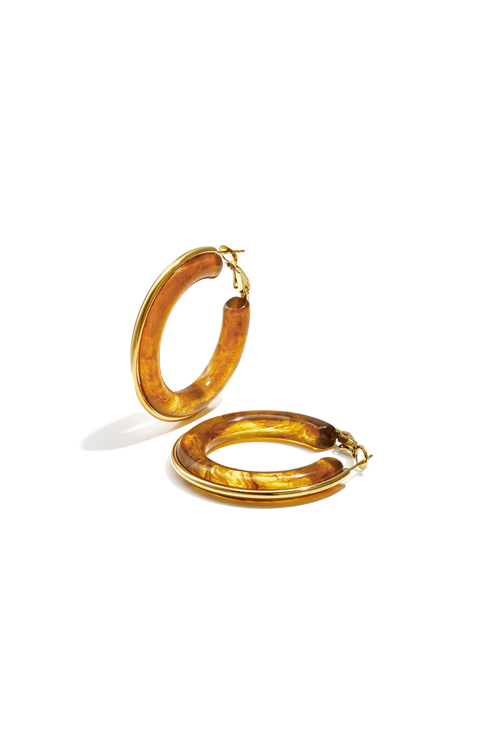 Hoops Met Hars en Goud