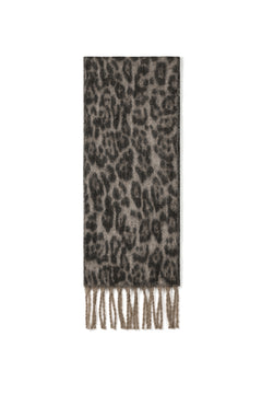 Wintersjaals met bloemenprint, casual, polyester