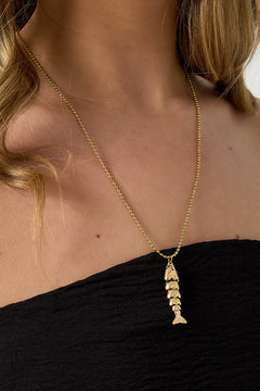 Elegant Fish Pendant Necklace, Simple Yet Stylish