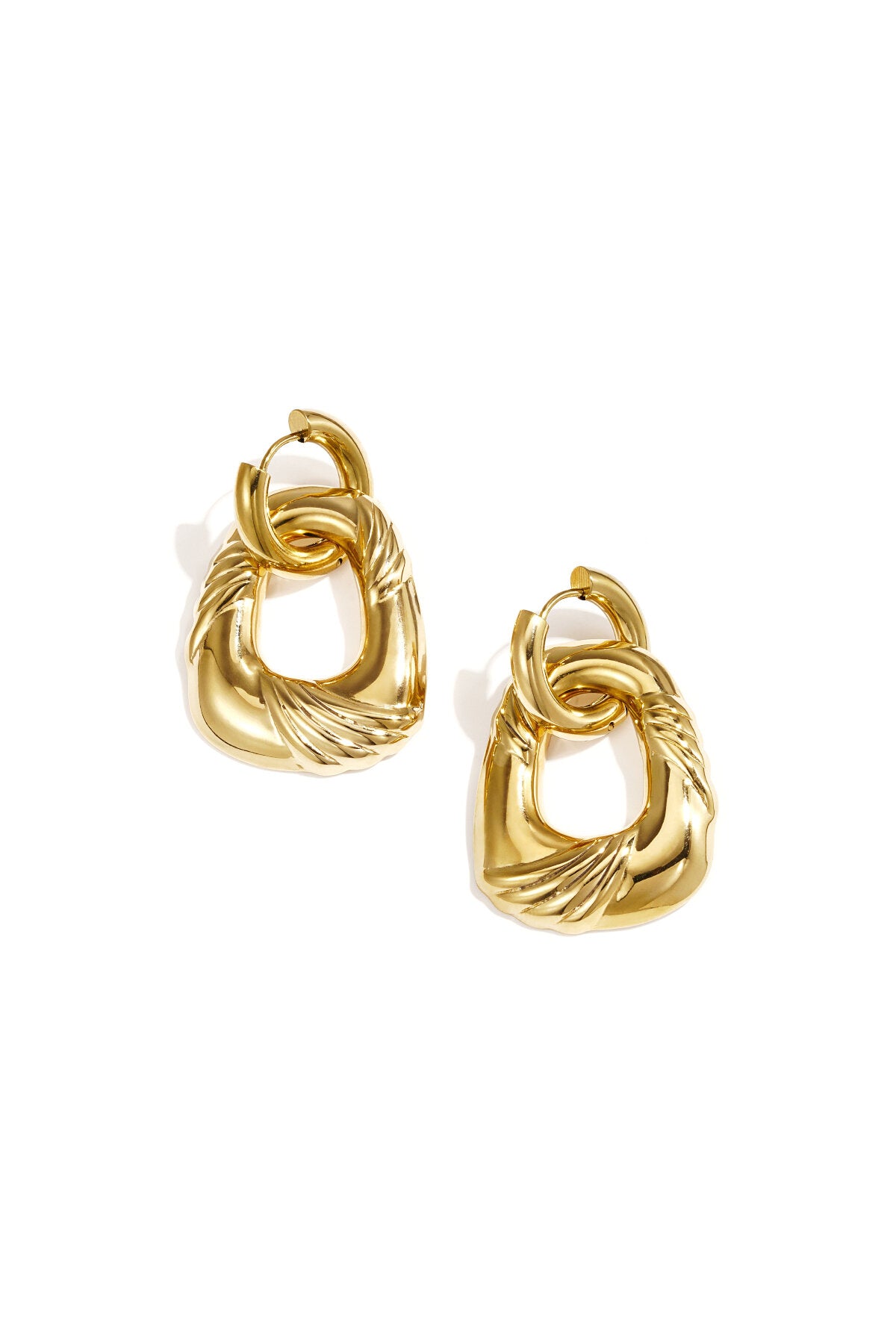Hangende Oorbellen Met Patroon
