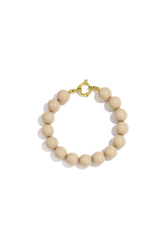 Armband Met Medium Kralen En Frontsluiting-12Mm