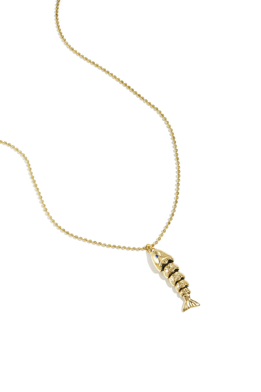 Ketting Met Bewegende Vis Charm