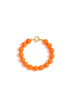 Armband Met Medium Kralen En Frontsluiting-12Mm