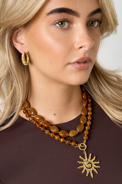 Kleurrijke kralenketting