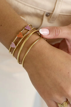 Hartjes Bangle Armband