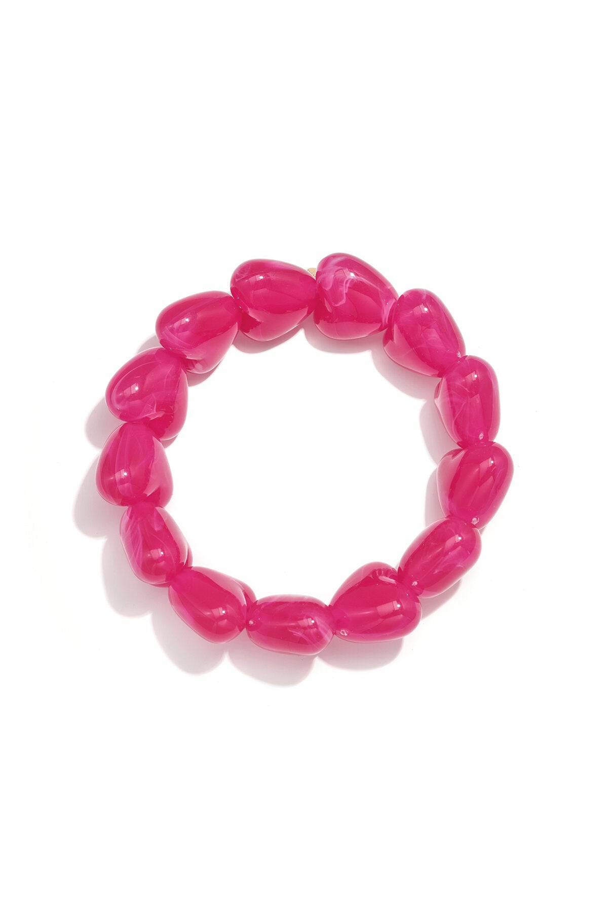 Kralen Armband Met Grote Harte Kralen