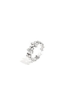 Ring Met Bloemen En Steentjes