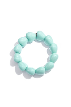 Armband Met Chunky Harten Kralen